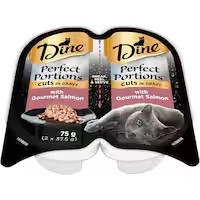 dine perfect portions wet cat food cuts in gravy gourmet salmon