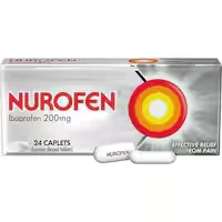 nurofen ibuprofen 200mg pain & inflammation relief caplets
