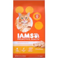 iams dry cat food chicken