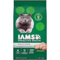 iams dry cat food chicken senior