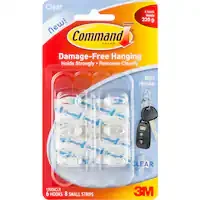 3m command hooks & hangers mini adhesive hooks