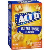 act i i microwave popcorn butter lovers 255g