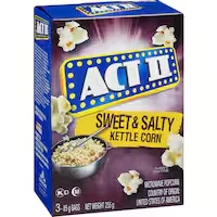 act i i microwave popping corn sweet & salty kettle corn