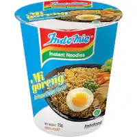 indomie instant noodles cup bbq chicken mi goreng