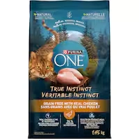 purina one true instinct dry cat food grain free chicken