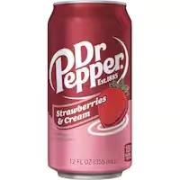 dr pepper soft drink strawberries & creme