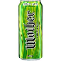 mother energy drink kicked apple