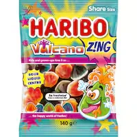 haribo vulcano gummies share size