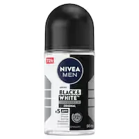 nivea men black & white roll on deodorant invisible antiperspirant original