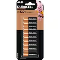 duracell aa battery coppertop