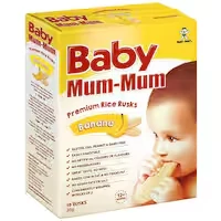 baby mum mum teething rusks banana rice 36g