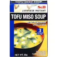 s & b instant miso soup tofu, seaweed & green onion