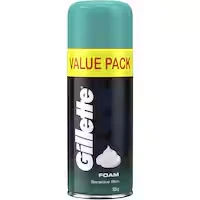 gillette shave foam sensitive skin value pack