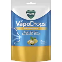 vicks vapodrops lozenges butter menthol