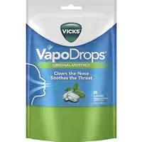 vicks vapodrops lozenges menthol