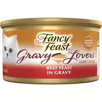 FANCY FEAST BEEF FEAST IN GRAVY 85G