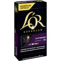 l'or coffee capsules supremo intensity 10