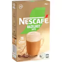 nescafé coffee sachets hazelnut latte