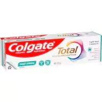 colgate total antibacterial toothpaste mint stripe