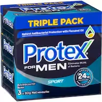 protex mens antibacterial bar soap sport value pack