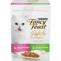 fancy feast petite delights wet cat food salmon & chicken
