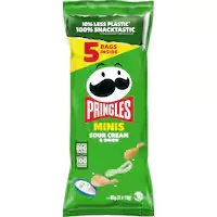 pringles chips minis sour cream & onion 95g