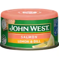 john west salmon lemon & dill