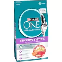 purina one sensitive systems dry cat food salmon & tuna