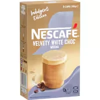 nescafe coffee sachets velvety white chocolate mocha