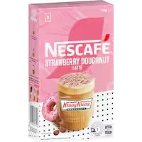 nescafé coffee sachets krispy kreme latte strawberry