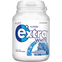 wrigleys extra white chewing gum peppermint 46 pieces