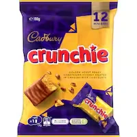 cadbury chocolate sharepack crunchie
