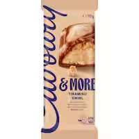 cadbury & more chocolate block tiramisu swirl