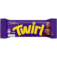 cadbury chocolate bar twirl