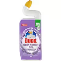duck deep action toilet cleaner lavender gel