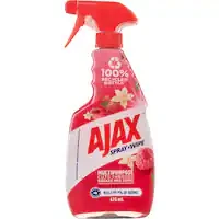 ajax spray n wipe multipurpose cleaning spray vanilla & berries