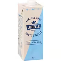 liddells milk lactose free full cream