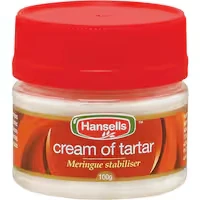 HANSELLS CREAM OF TARTAR 100GM