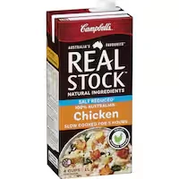 campbells real stock chicken stock liquid salt reduced