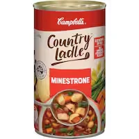 campbell's country ladle soup minestrone canned