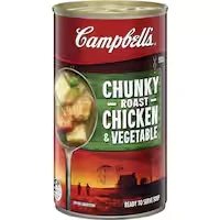 campbell's chunky soup chicken & vegetables canned
