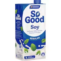 sanitarium so good soy milk regular long life