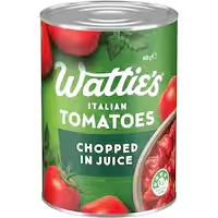 watties chopped tomatoes in juice