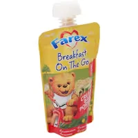 farex breakfast on the go baby food creamy apple porridge