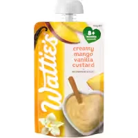 wattie's baby food 8+ months mango vanilla custard