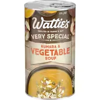 wattie's very special soup kumara & vegetable canned