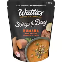 wattie's soup of the day soup sweet potato & chorizo pouch