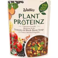 wattie's plant proteinz soup mexican, tomato & beans pouch