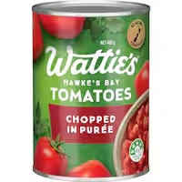 watties chopped tomatoes in purée