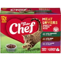 chef classic wet cat food meatlovers mixed selection